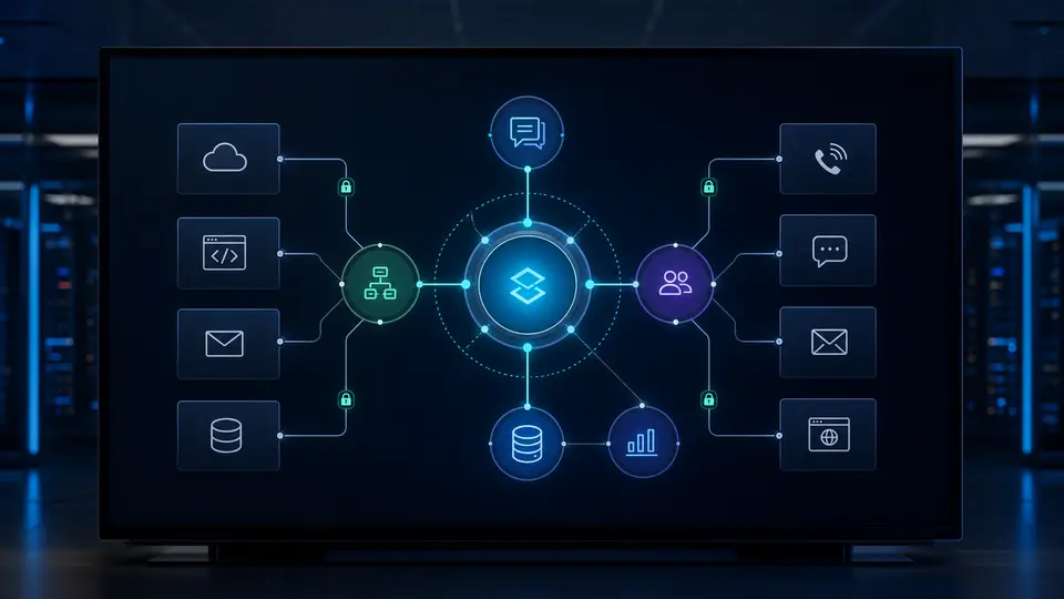 Team connecting channels and business systems